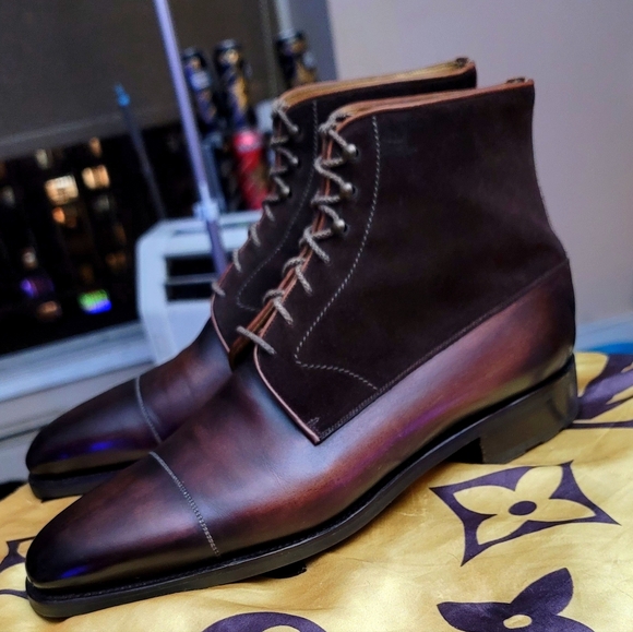 Antonio Meccariello Lace Up Derby Boots - Picture 12 of 14
